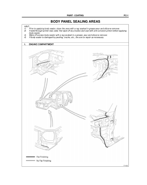 2003-2008 TOYOTA 4Runner Repair Manual, Front Body Pillar (Cut)